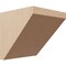 Ekena Millwork 10"W x 10"D x 10"H Wide Concord Rough Cedar Woodgrain TimberThane Corbel, Primed Tan CORUR10X10X10CONRCPR - alternate 1